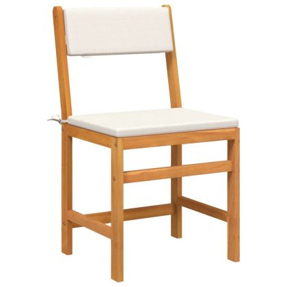 Балконски комплект с възглавници, 3 части, акация масив