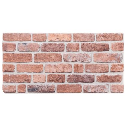 3D стенни панели 10 бр червено 100x50 см EPS