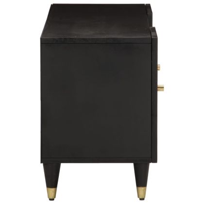 ТВ шкаф, 105x33x46 см, масивно мангово дърво