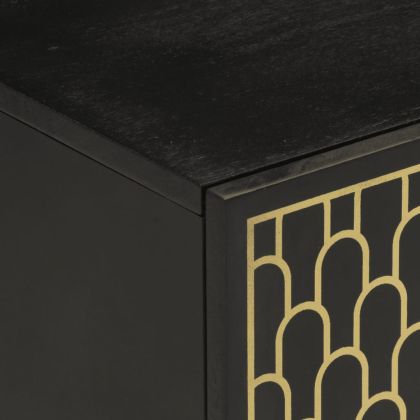 ТВ шкаф, 105x33x46 см, масивно мангово дърво