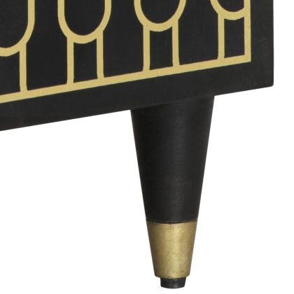 ТВ шкаф, 105x33x46 см, масивно мангово дърво