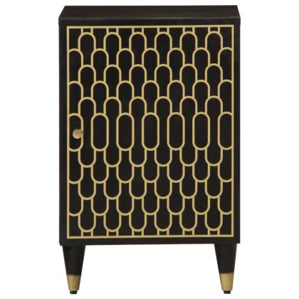 Шкаф за баня 38x33x58 см масивно мангово дърво