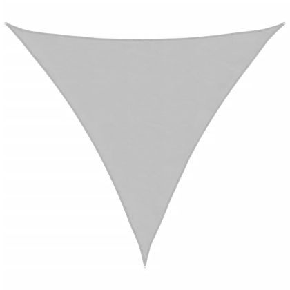 Слънцезащитно платно светлосиво 3x3x3 м 100% полиестер Оксфорд