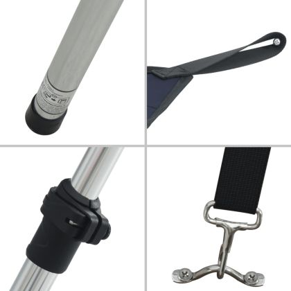 T-Top удължение за сенник нейви син 174x205x(115-194) см