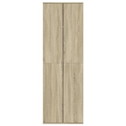 Висок шкаф, дъб сонома, 60x35x180 см, инженерно дърво