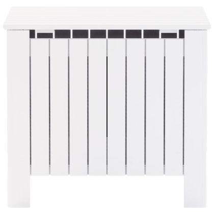 Сандък за съхранение с капак RANA, бял, 60x49x54 см, бор масив