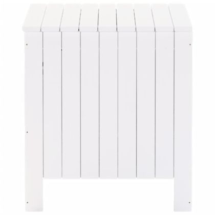 Сандък за съхранение с капак RANA, бял, 60x49x54 см, бор масив