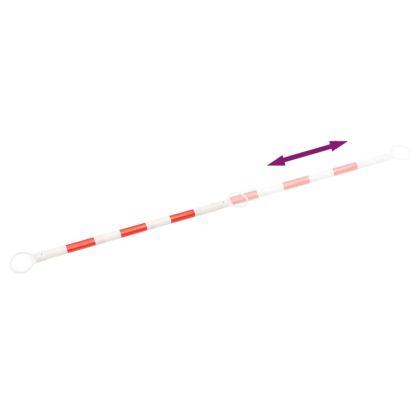 Разтегателни трафик колчета, 10 бр, ABS, 116-197 см