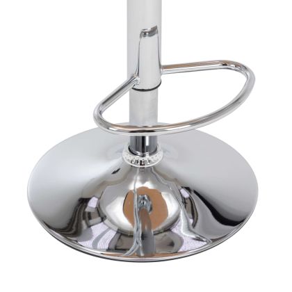 Бар табуретки, 2 бр, черни, извито дърво и изкуствена кожа