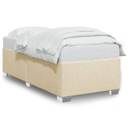Рамка за легло кремава 80x200 см плат