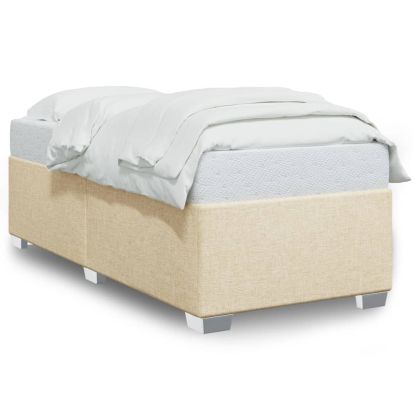 Рамка за легло кремава 90x200 см плат