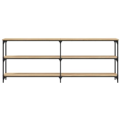 Конзолна маса, дъб сонома, 200x29x75 см, инженерно дърво