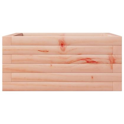 Градинска кашпа, 50x50x23 см, дугласко дърво масив