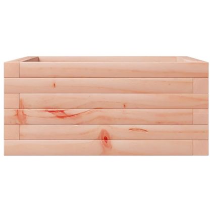 Градинска кашпа, 50x50x23 см, дугласко дърво масив