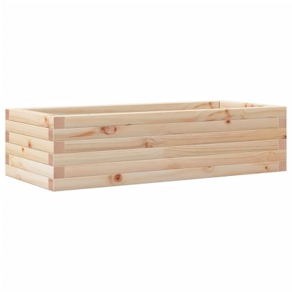 Градинска кашпа 90x40x23 см масивна борова дървесина