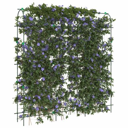 Градински перголи за увивни растения 2 бр U-рамка стомана