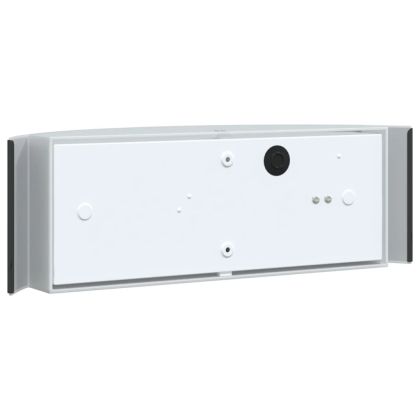 Външни стенни осветителни тела 2 бр черни неръждаема стомана