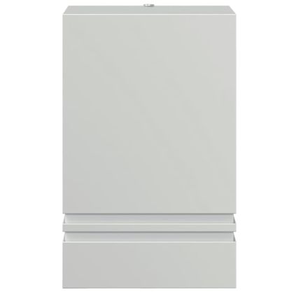 Външно стенно осветително тяло, сребрист, неръждаема стомана