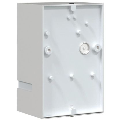 Външно стенно осветително тяло, сребрист, неръждаема стомана