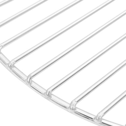 Решетка за барбекю, кръгла, Ø37 см, неръждаема стомана 304