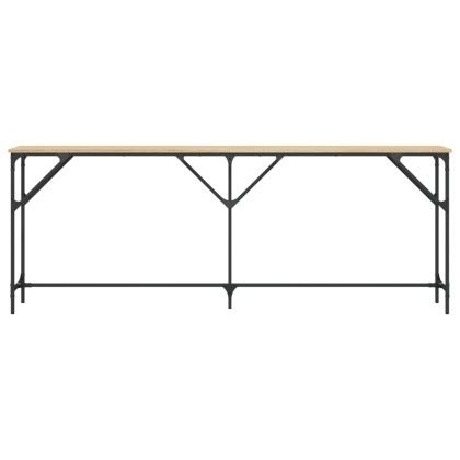 Конзолна маса, дъб сонома, 200x29x75 см, инженерно дърво