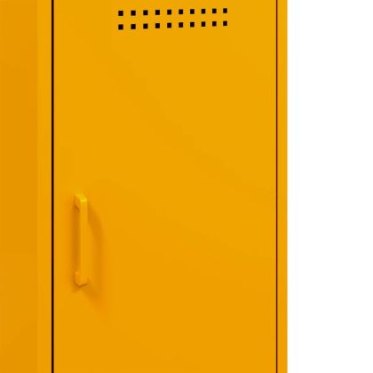 Бюфет, горчица жълто, 36x39x79 см, стомана