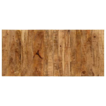 Бар комплект от 7 части, масивна мангова дървесина