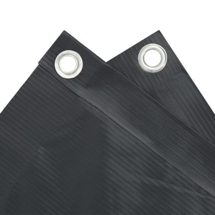 Параван за тераса, антрацит, 300x75 см, PVC