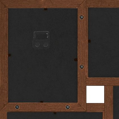 Фоторамка колаж за 24 снимки (13x18 см), тъмнокафява, МДФ