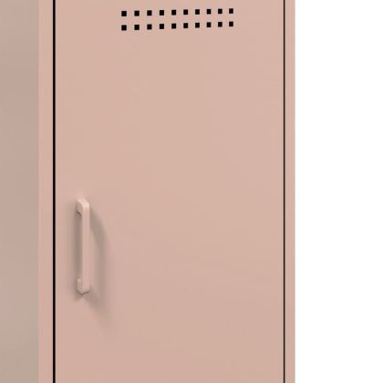 Бюфет, розов, 36x39x79 см, стомана