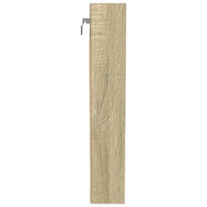 Шкаф витрина, дъб сонома, 100x8,5x50 см, инженерно дърво