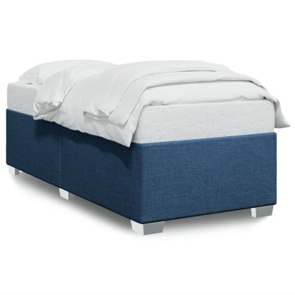 Pамка за легло синя 90x190 см плат