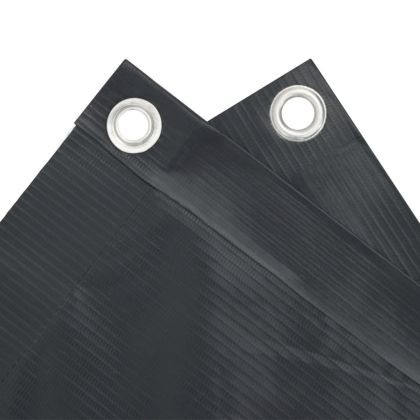 Параван за тераса, антрацит, 600x90 см, PVC