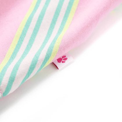 Детска рокля с шнур без ръкави, розова, 128