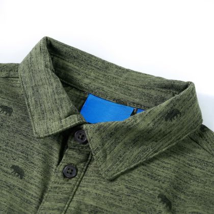 Детска риза, каки меланж, 104