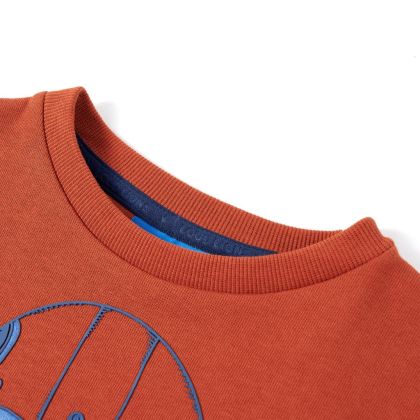 Детски суитшърт, светлоръждив, 104