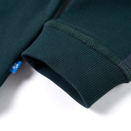 Детски суитшърт, зелен мъх, 116