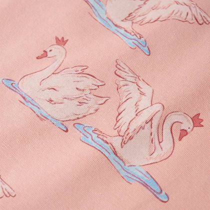 Детска пижама с дълъг ръкав, светлорозова, 104