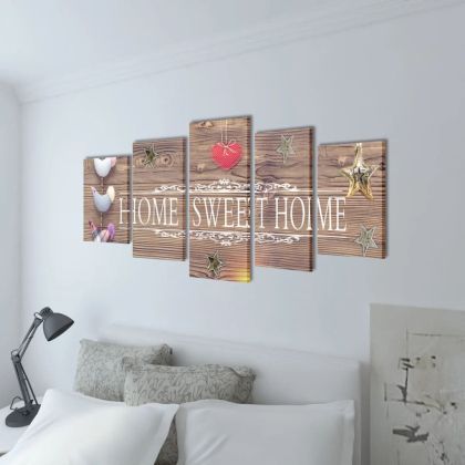 Декоративни панели за стена Home Sweet Home Design, 200 x 100 см