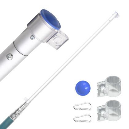 Флаг на Ирландия и стълб 5,55 м алуминий