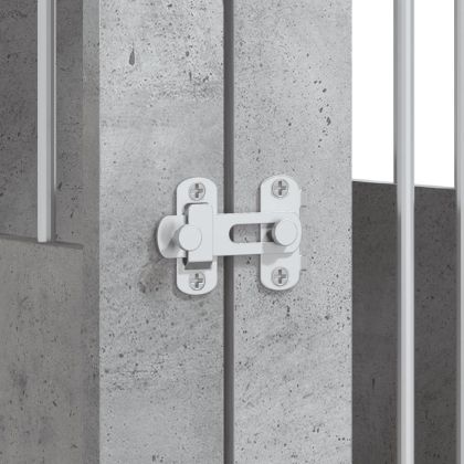 Клетка за куче мебел, бетонно сив, 55x75x65 см, инженерно дърво