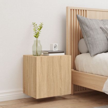 ТB стенен шкаф, сонома дъб, 40,5x30x40 см, инженерно дърво