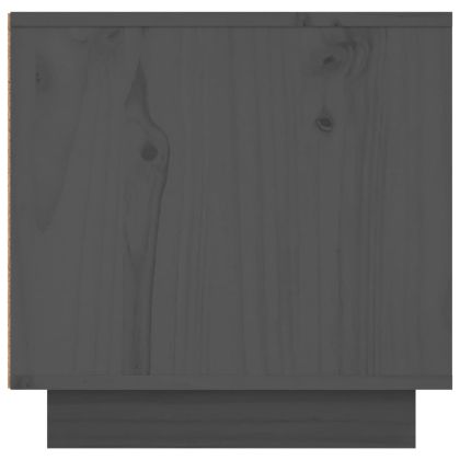 ТВ шкаф, сив, 140x40x40 см, бор масив