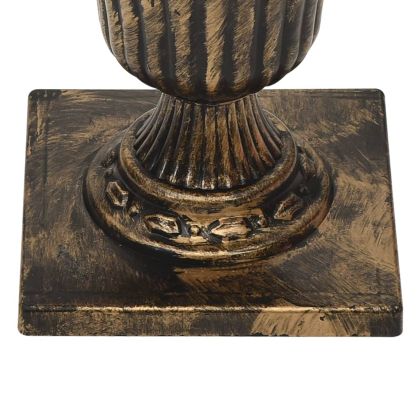 Усукана осветена коледна елха със саксия, бяла, 120 см, PVC