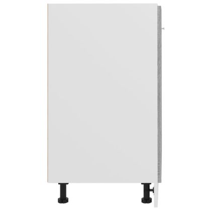 Долен шкаф "Lyon", сив, цвят сонома, 60x46x81,5 см, инженерно дърво