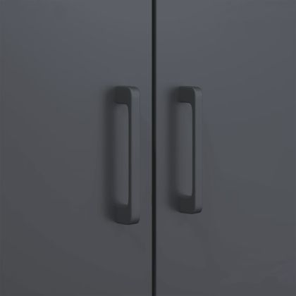 Висок шкаф, антрацит, 68x39x113 см, стомана