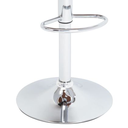 Бар табуретка, сива, текстил