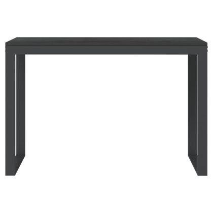 Компютърно бюро, черно, 110x60x73 см, ПДЧ