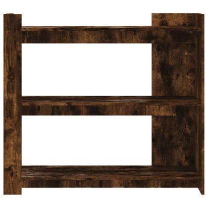 Конзолна маса, опушен дъб, 100x35x90 см, инженерно дърво