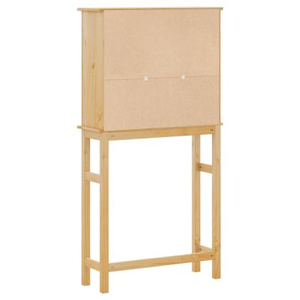 Шкаф за пералня за баня "Corona" масивна борова дървесина